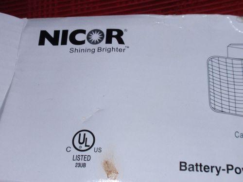 Nicor emergency lighting  18100 new in box