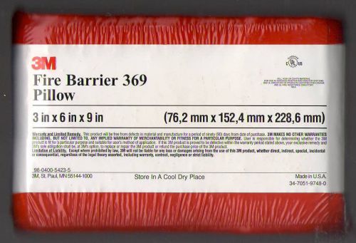 3M FB369 Fire Barrier Pillow, 9 In. L, 6 In. W
