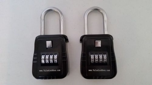 2 Realtor Real Estate 4 Digit Lockboxes Key Safe Vault Lock Box Boxes