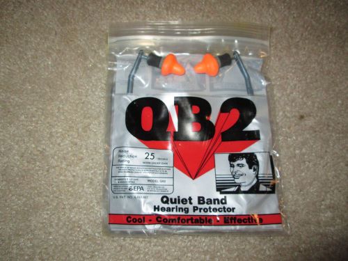 New QB2 Quiet Band Hearing Protector Ear Bud Protection Plug Sealed Bag
