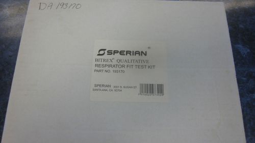 Sperian Bitrex Qualitative Respirator Fit Test Kit 193170