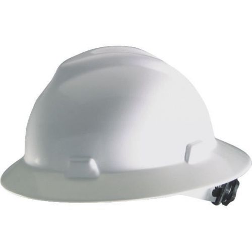 SAFETY WORKS INCOM 10006318 Full Brim White Hard Hat-WHT FULL BRIM HARD HAT