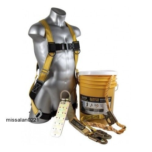 Roof Safety Harness Fall Protection Vertical Lifeline Adjustable Assembly Arrest