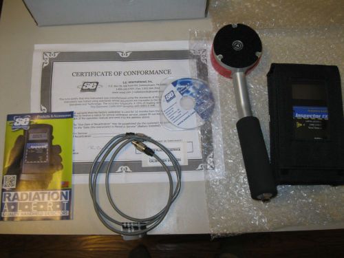 Inspector exp hand held radiation detector w/ external probe free ship for sale