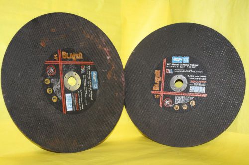 Lot of 2 Blazer 14&#034; Metal Cutting Wheel