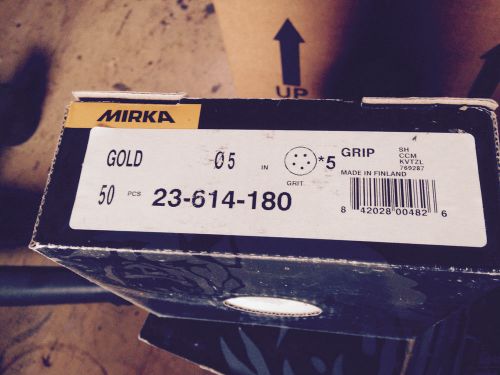 Mirka 23-614-180 Gold Grip Disc - 8 Boxes of 50