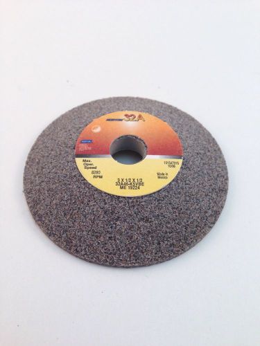 NORTON 3 X 1/2 X 1/2 32A46-K5VBE GRINDING WHEEL