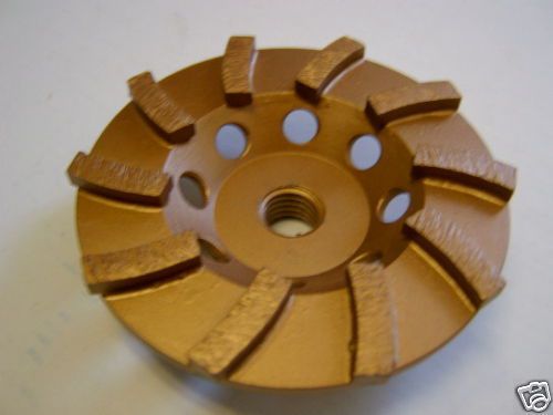 4&#034; Diamond Cup Grinding Wheel Turbo 10 Segment Concrete