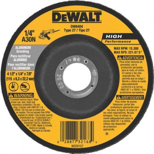 4-1/2&#034; grinding wheel dw8404 for sale