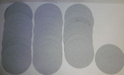 Tri m ite 3m 80 grit free cut paper [23 shts] a wt. 6&#034; rnd sandpaper open coat for sale