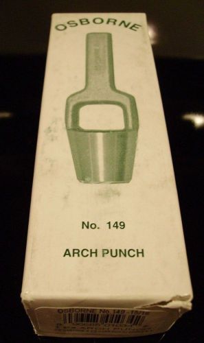 Osborne Arch Punch No 149 15/16&#034;  **New In Box** Ships FREE