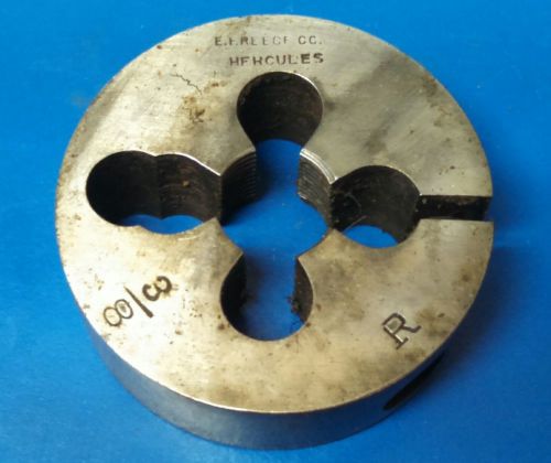 E.F. Reece Hercules 3/8-18 R Round Die - 2-1/4&#034; Diameter - Made in USA