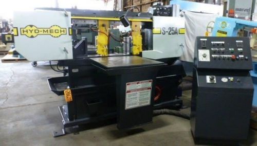 HYD-MECH AUTOMATIC FEED MITER HEAD HORIZONTAL BAND SAW S-25A (28627)