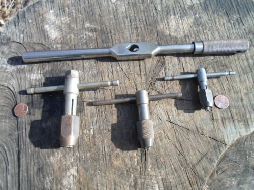 Opportunity lot (4) tap drivers wrenches  starrett  no.91-c  and  no.93-b others for sale