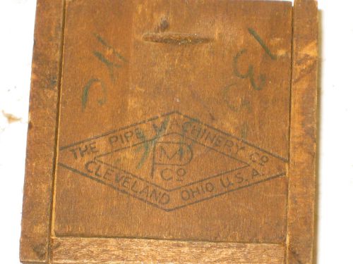 Vintage Genuine Pipe Machinery Co New Die/ Original Wooden Box / Collector(#404)