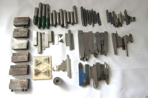 100 Mix Lot Lathe Milling Bits Machinist Gunsmith Tools 1/2, 1/4, 3/16, 5/16 Etc