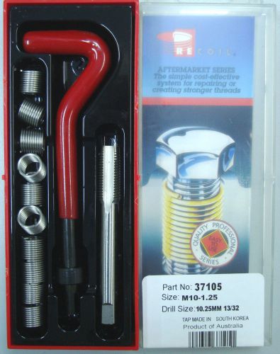 Thread repair helicoil kit - m10x1.25 (tap+tool+10 inserts,l=15mm) for sale