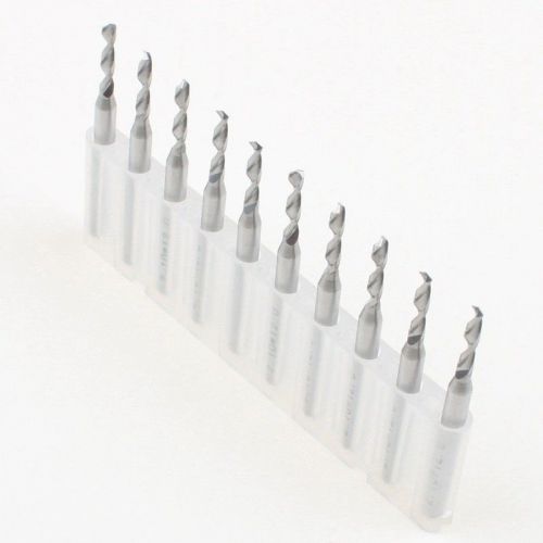 10pcs 3.175*2.1*12mm PCB CNC Drill Bits Engraving Tools