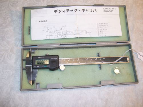 Caliper, Mitutoyo Model CD-6&#034; BS, 6&#034; Digimatic Caliper, Made in Japan