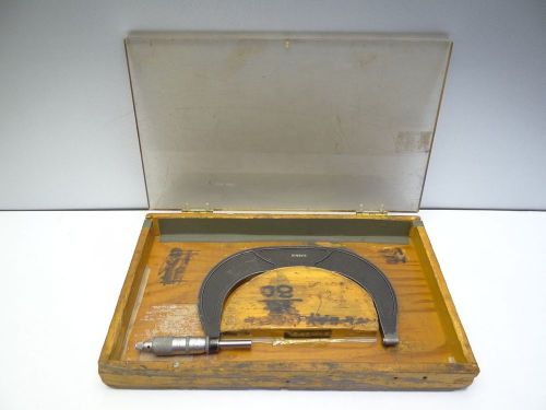 Vintage Used Old Scherr-Tumico 6A6M18 Caliper Micrometer Hand Tool with Case