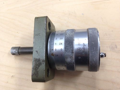 Mitutoyo micrometer head .0001&#034; divisions 0-1&#034; for sale
