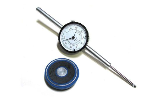 Uni-mag direct mount magnetic base w/ 2&#034; dial indicator for sale
