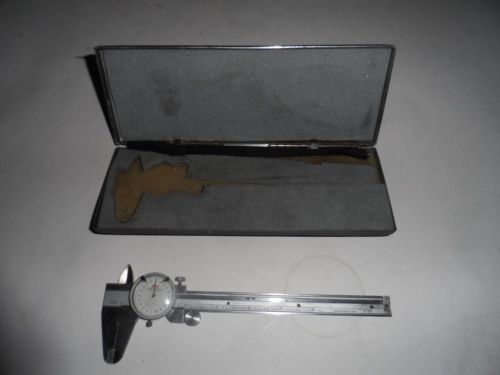 Vintage Enco Dial Caliper with Depth Gage Made IN Japan