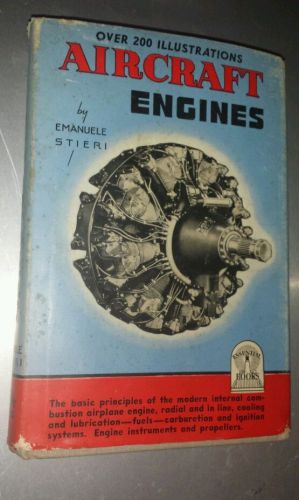 WWII 1943 AIRCRAFT ENGINES INSTRUCTION BOOK EMANUELE STIERI ALLISON RANGER PRATT