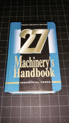 Machinery&#039;s Handbook 27th edition, ISBN 0-8311-2700-0 TOOLBOX edition