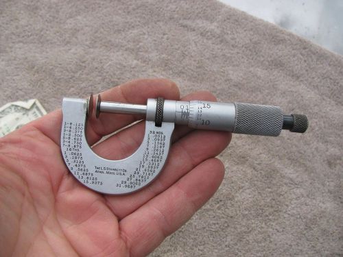 Starrett 256 disc micrometer tool