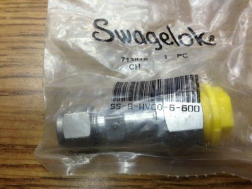 SWAGELOK SS-8-WVCO-6-600 SS VCO 0-RING FACE SEAL FITTING