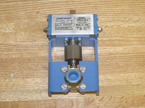 Jamesbury VPVL01 DA A F03/14M AIR ACTUATED BRASS BALL VALVE 1/2&#034; NPT