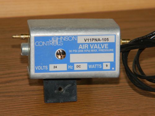 Nos johnson controls 3-way air valve v11pna-105 30 psi max 24vdc 9w for sale