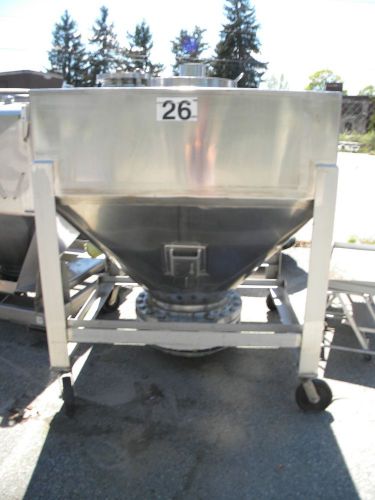 450 gallon matcon tote- s/s w casters for sale