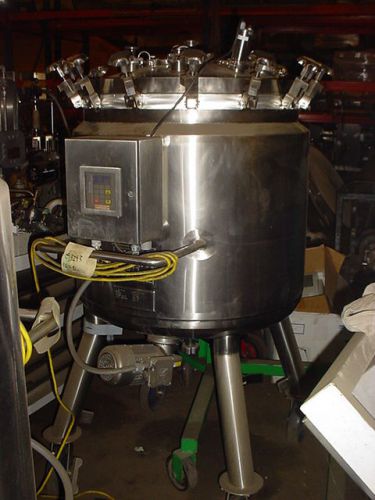 90 gallon pressure tank 3l6l stainless sanitary 250 liter feldmeier with mixer for sale