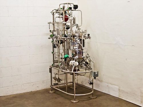 Lsl biolafitte lsl biolafitte cell culture bioreactor ss 27 litre w/ tubing &amp; va for sale
