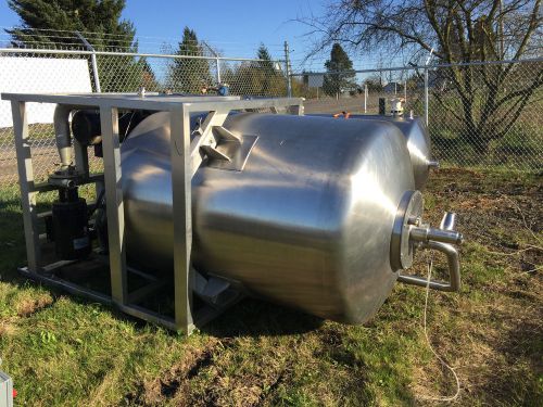 Mixing Tank Stainless Steel 3 pumps