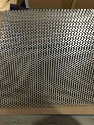 304 stainless steel perforated sheet 12&#034;x12&#034; 20gauge 0.035 for sale