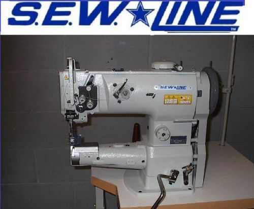 Sewline sl1341 cylinder bed leather walk ft big bobbin industrial sewing machine for sale