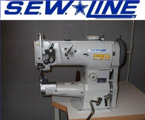 SEWLINE SL1341 CYLINDER BED LEATHER WALK FT BIG BOBBIN INDUSTRIAL SEWING MACHINE