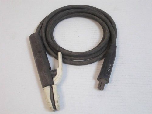 Excelene 9&#039;x600v welding cable w/d&amp;l  m-250 holder &amp; lenco lc1040 male connector for sale