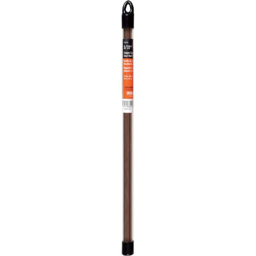 Hobart copper-coated mild steel gas welding rods- 1-lb. pkg 3/32in dia x 18inl for sale