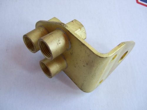 Gas &amp; water Connector Bracket with Brass  Fittings  For Tig Welder / Torch