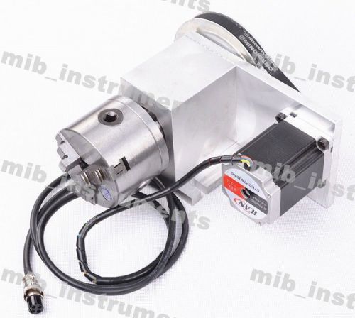 CNC Router Machine Accessory * CNC 4th-Axis Rotary Chunk Rotational + Tail Stock