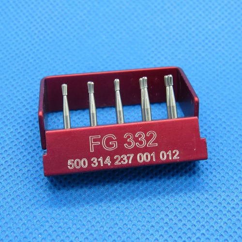 10PCS SBT Dental Carbide burs Pear FG 332# For High speed Handpiece with Block