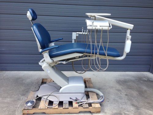 A-dec 1021 radius chair with assistants package and dual touch pads for sale