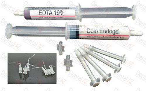 Dental supply, 19% edta rc prep glyde endo file cream + edta solution combi kit for sale