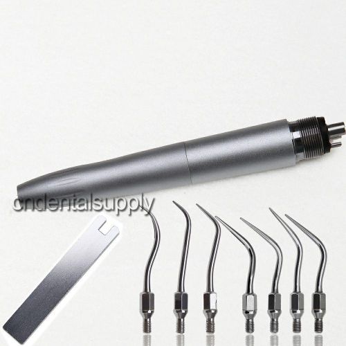 Dental Hygiene Sonic Perio Air Scaler Handpiece + 7 Tips Compatible with NSK