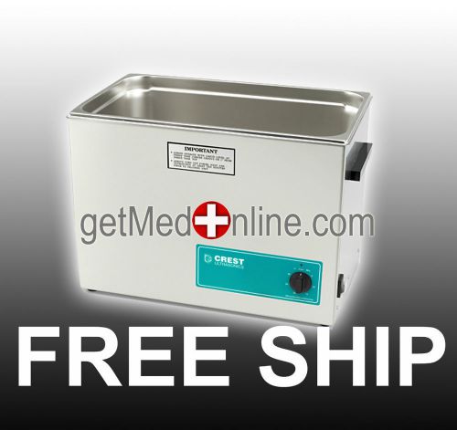 Crest CP2600-T 7 Gal/27 Lt Ultrasonic Cleaner Mechanical Timer Stainless Steel