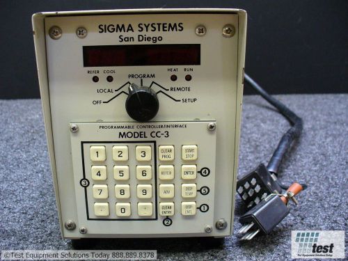 Sigma systems cc3 programable controller/interface  id #24046 test for sale